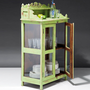 Display Cabinet Green 2 Doors