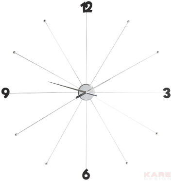 Wall Clock Like Umbrella Chrome
