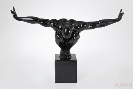 Deco Object Athlet Black Small