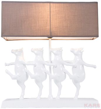 Table Lamp Dancing Cows
