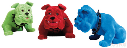 Deco Figurine Swing Bulldog Assorted
