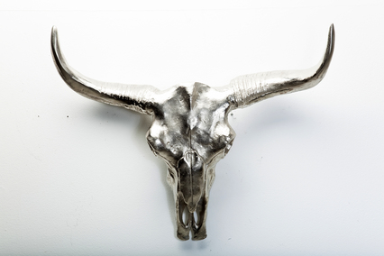 Deco Antler Scull Horn Alu