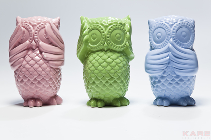 Money Box Eule Pastel Assorted