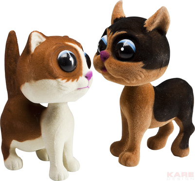 Nodding Figurine Big Eyes Cat Assorted