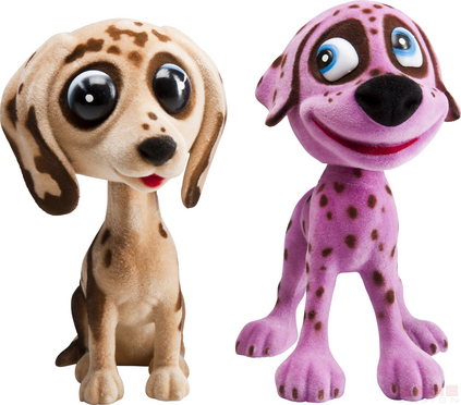 Nodding Figurine Big Eyes Dog Assorted