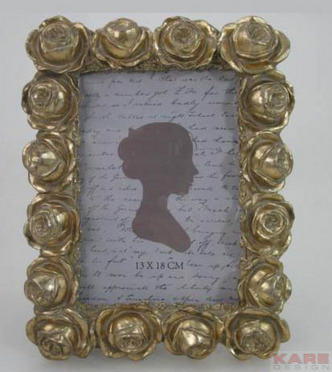 Frame Rose Garden Gold 13x18cm