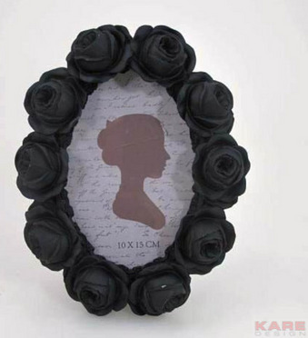 Frame Rose Garden Black 10x15cm