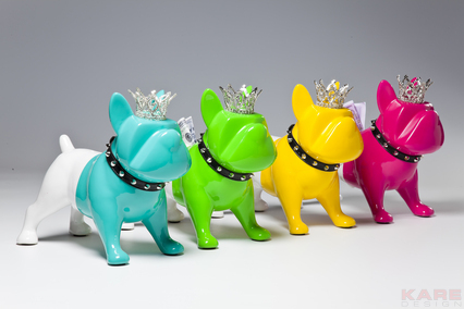 Money Box King Dog Medium  Assorted