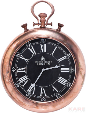 Wall Clock Pocket Copper