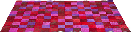 Carpet Patchwork Ornament Pink 170x240cm