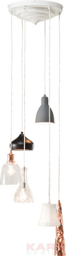 Pendant Lamp Shades Spiral 6-lite