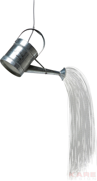 Pendant Lamp Watering Can Fiber LED