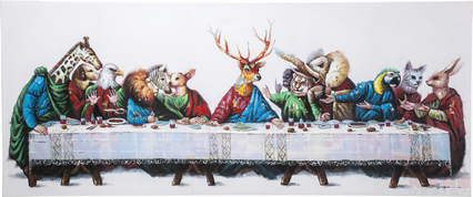 Picture Touched Last Supper 100x240cm