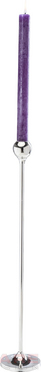 Candle Holder Chalice Silver 46cm