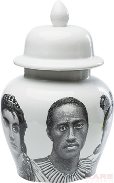 Deco Jar Ethno Face 52cm