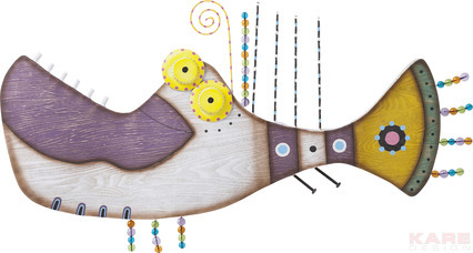 Wall Decoration Piranha 120cm
