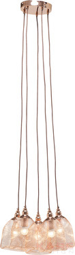 Pendant Lamp Mesh Copper Cinque 5-lite