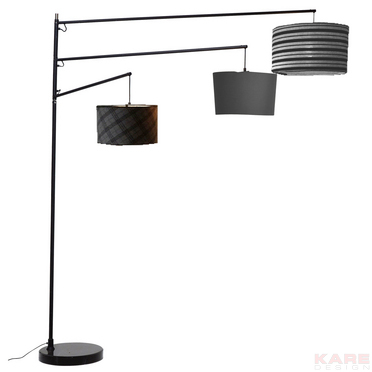 Floor Lamp Lemming Tree B&W 3-lite