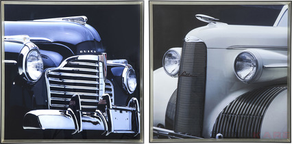 Picture Frame Oldtimer 104x104cm Assorted