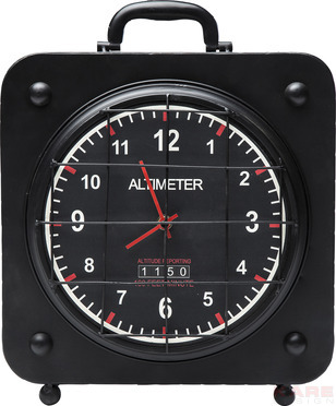 Table Clock Altimeter Square