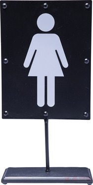 Deco Sign Lady