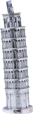Money Box Tower of Pisa Chrome