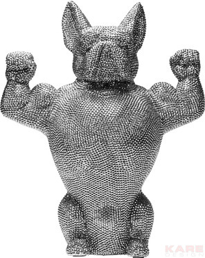 Money Box Crystal Dog Warrior