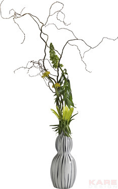 Deco Vase Black Line Swing 40cm