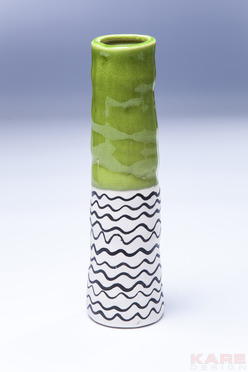 Deco Vase Ms Daisy Green 25cm