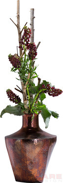 Deco Vase Oxygen Hammered Copper