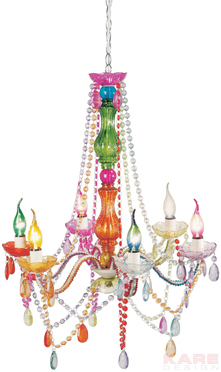 Pendant Lamp Starlight Rainbow 6-Branched
