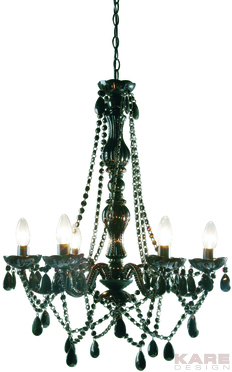 Pendant Lamp Starlight Black 6-Branched