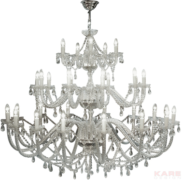 Pendant Lamp Gioiello Crystal Feudal Clear