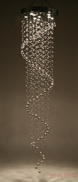 Pendant Lamp Falling Diamonds Spirale