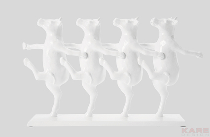 Deco Figurine Dancing Cows