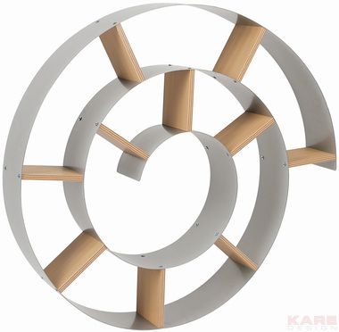 Wall Shelf Snail silver