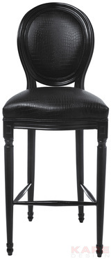 Metropolis Bar Stool Louis Black