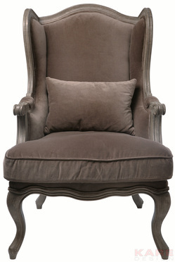 Villa Arm Chair Grandfather Velvet