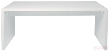White Club Desk 180x85 (KD)