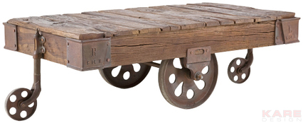 Coffee Table Railway 135x80cm