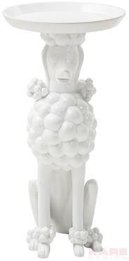Side Table Pudel White ?30cm