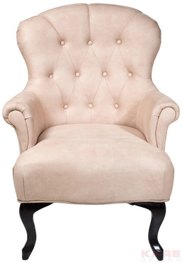Arm Chair Cafehaus Beige Suede