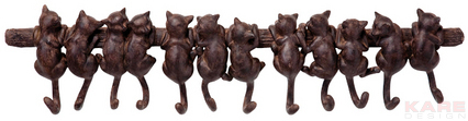 Coat Rack Shelf Cats