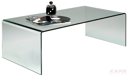 Coffee Table Clear Club Basic 120x40cm
