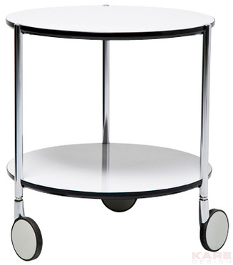 Side Table Doppio White ?40cm