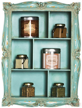 Wall Shelf Collector Barock Green