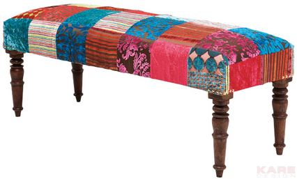 Bench Patchwork Velvet