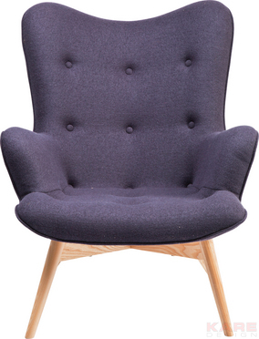 Arm Chair Angels Wings Dark Grey New Design