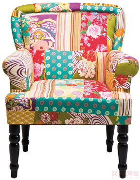 Arm Chair Patchwork Frame