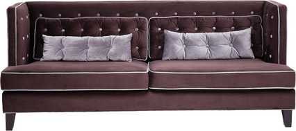 Sofa Denver Velvet 3-Seater 215cm